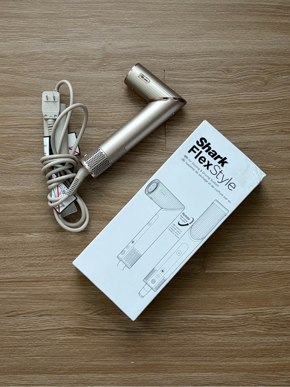Shark FlexStyle Hair Dryer - Champagne